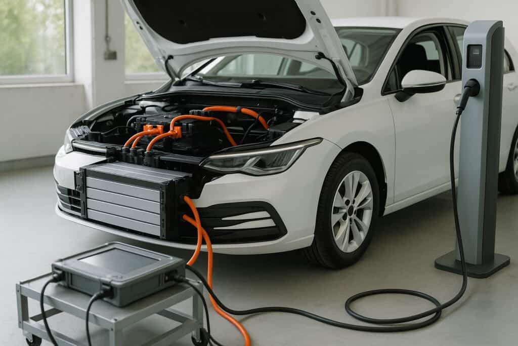 BMW solid state-batteri test
