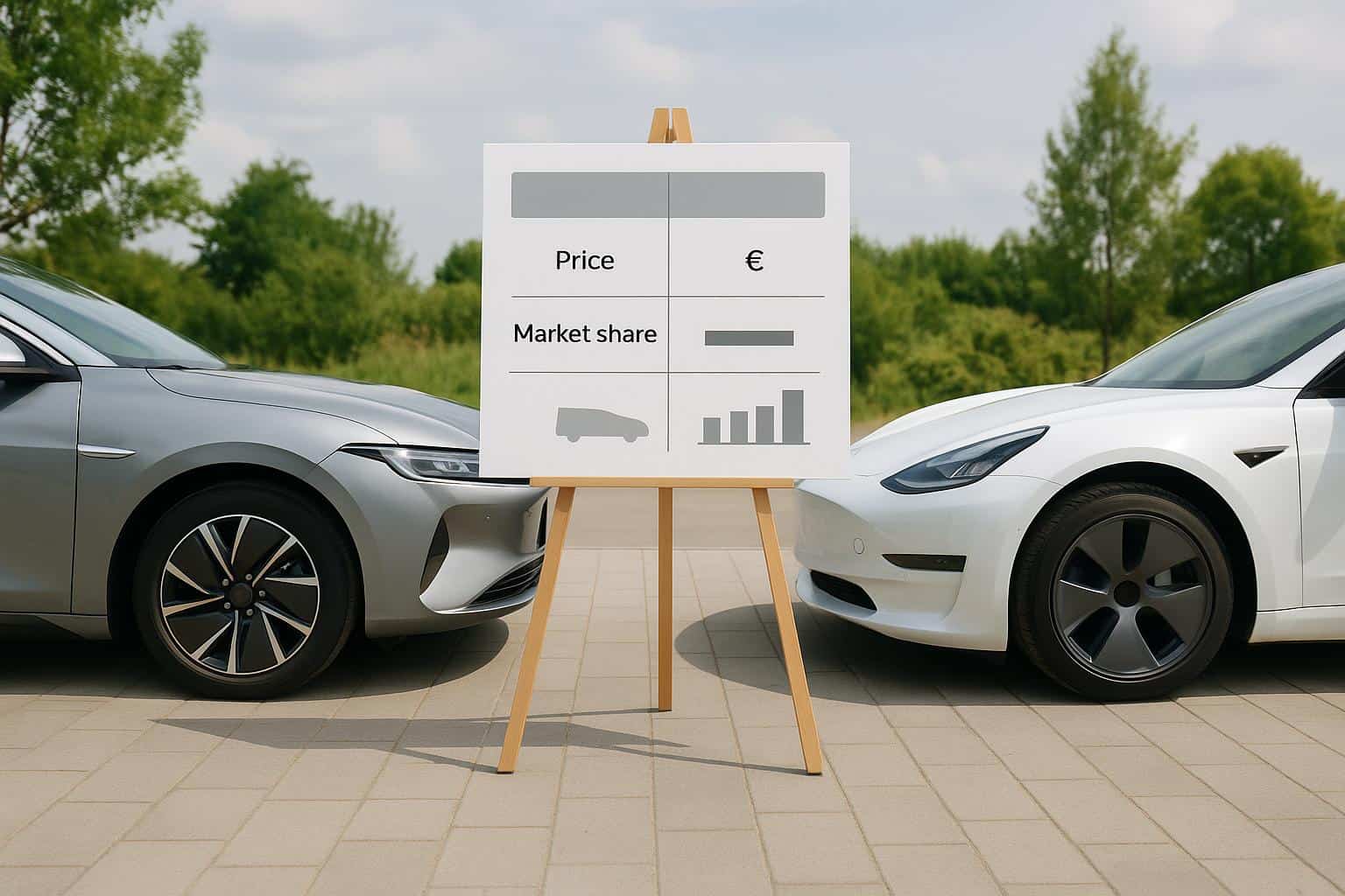 BYD e7 vs Tesla Model 3 pris