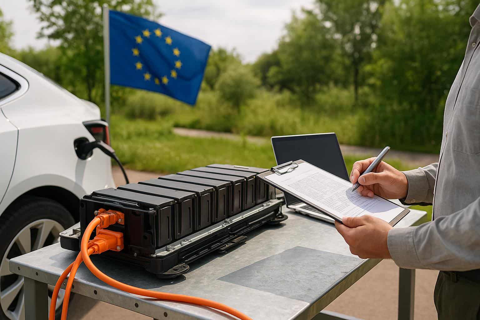 EU krav elbil batterier