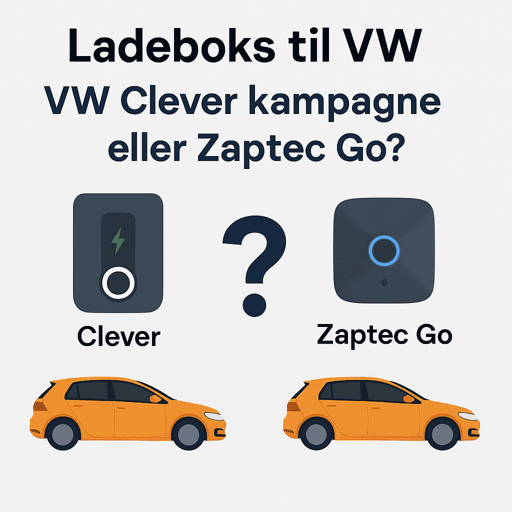 Ladeboks til VM i 2025 - VW Clever kampagne eller zaptec go _ladeportalen
