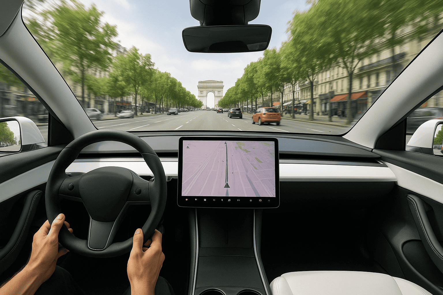 Tesla selvkørende teknologi