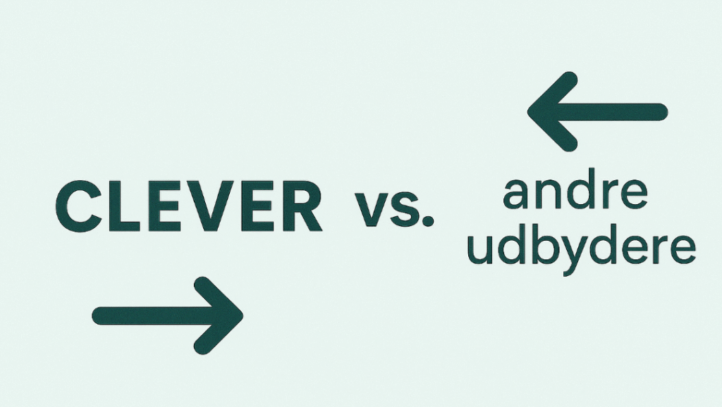 Clever FAQ - Clever vs. andre udbydere