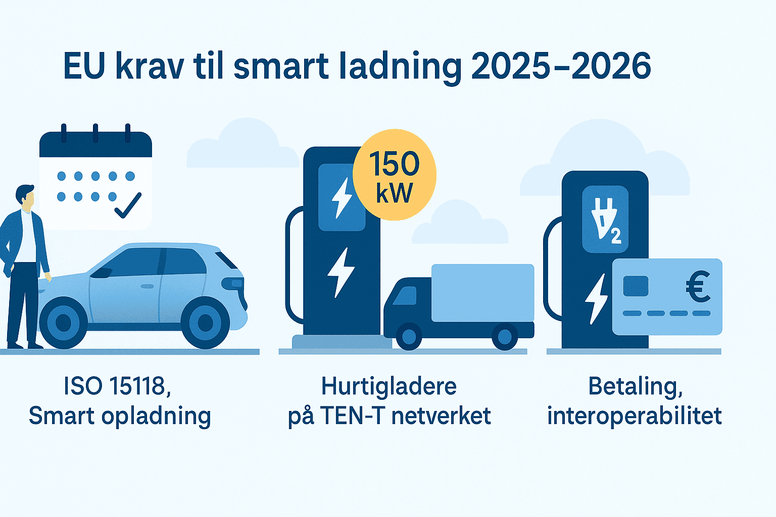 EU krav til smart ladning 2025 – 2026