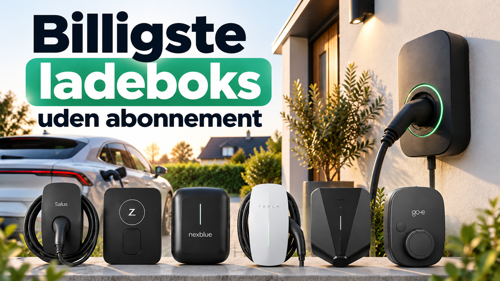 Billigste ladeboks uden abonnement